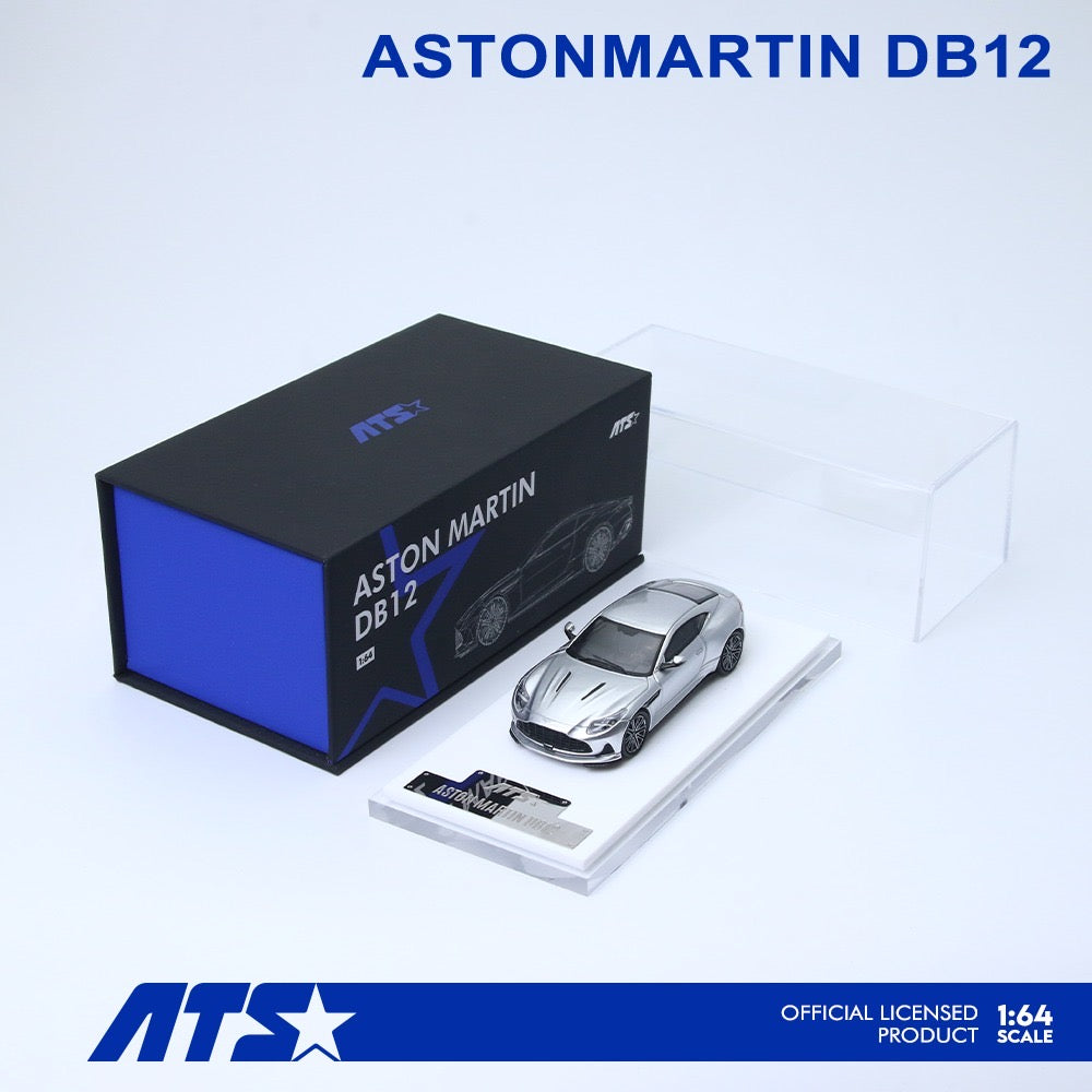 ATS Models - Pre-Order - Aston Martin DB12, Lightning Silver - ATS881307
