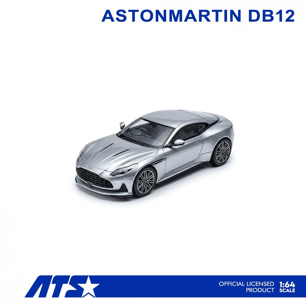 ATS Models - Pre-Order - Aston Martin DB12, Lightning Silver - ATS881307