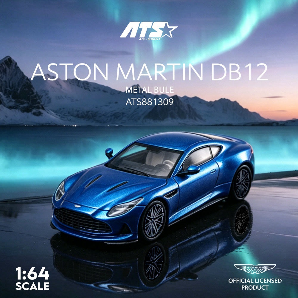 ATS Models - Pre-Order - Aston Martin DB12, Metal Blue - ATS881309