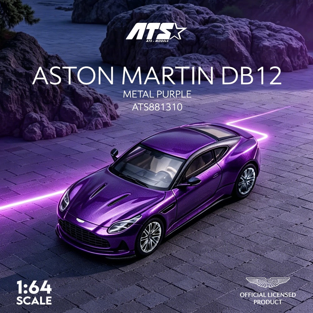ATS Models - Pre-Order - Aston Martin DB12, Metal Purple - ATS881310