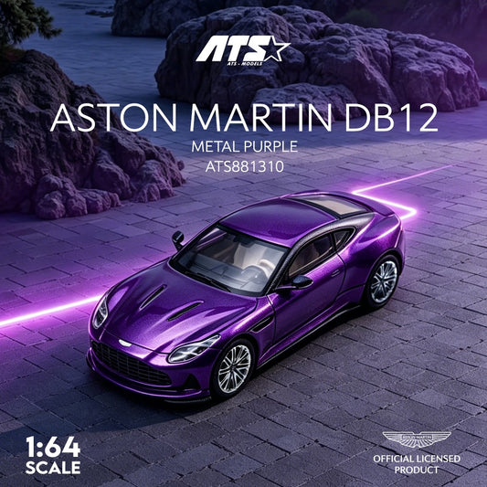 ATS Models - Pre-Order - Aston Martin DB12, Metal Purple - ATS881310