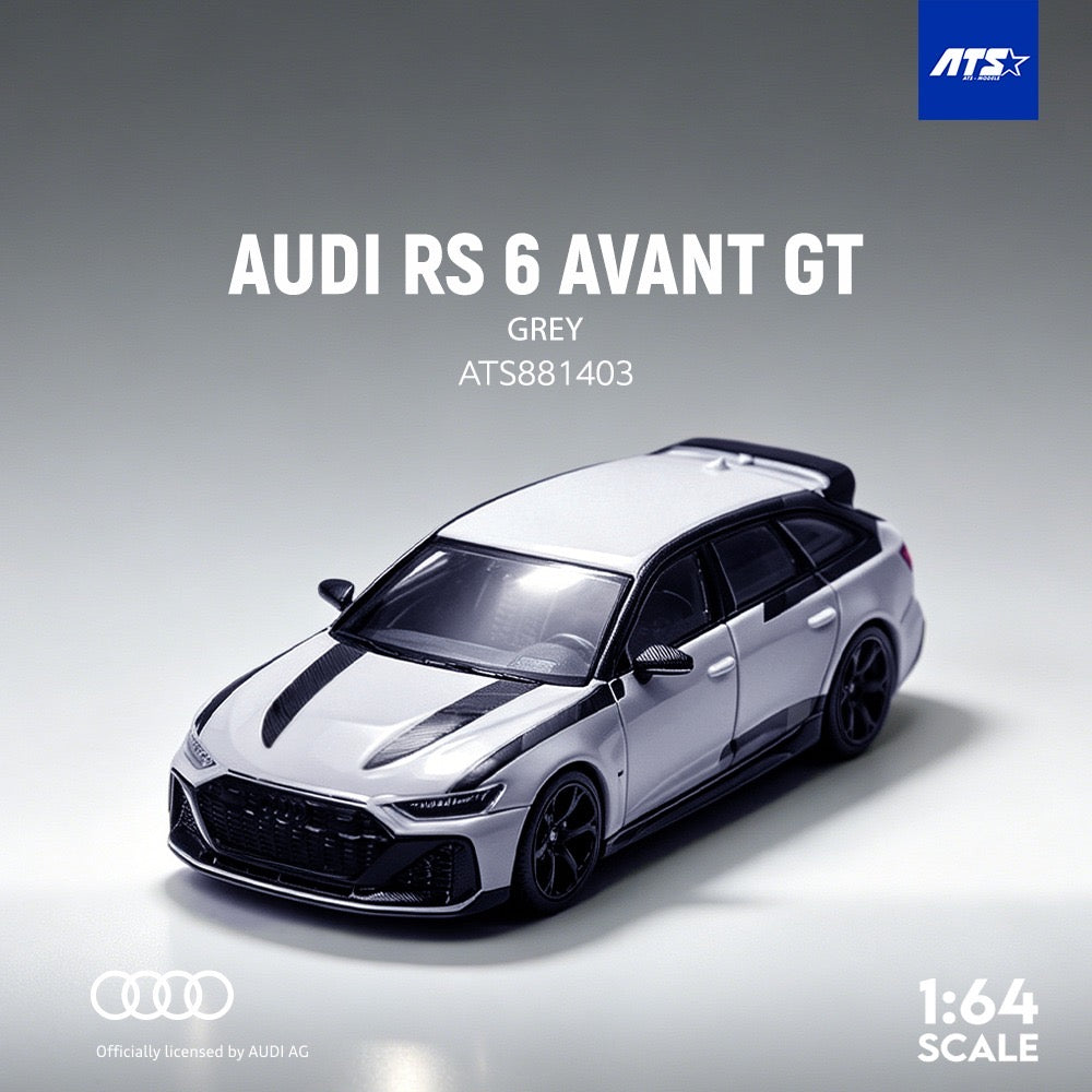 ATS Models - Pre-Order - Audi RS6 Avant GT, grey - ATS881403