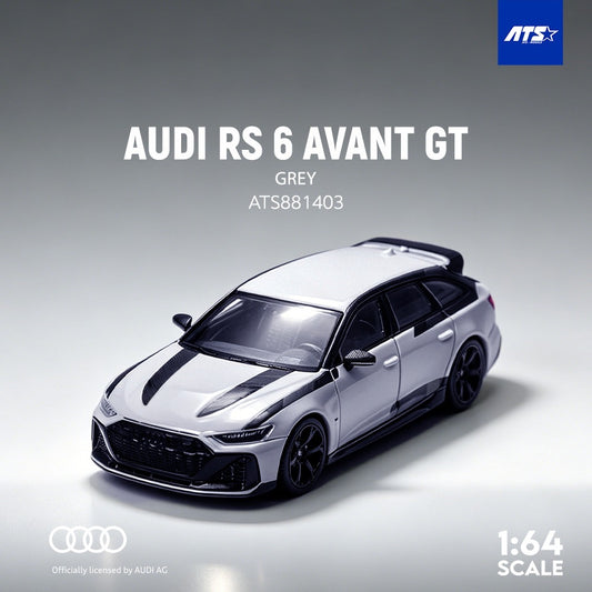 ATS Models - Pre-Order - Audi RS6 Avant GT, grey - ATS881403