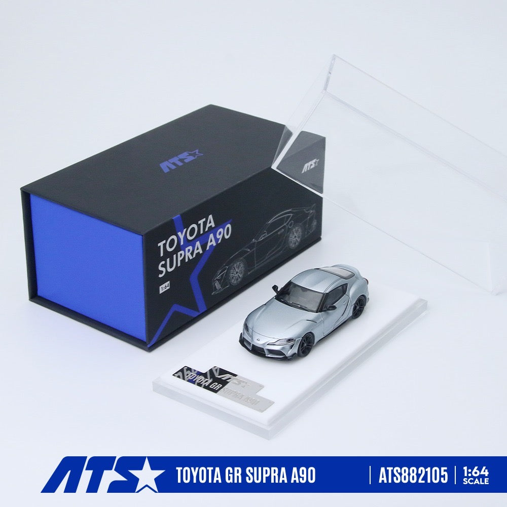 ATS Model - Pre-Order - Toyota GR SUPRA A90 - Matte Silver Blue - ATS882105