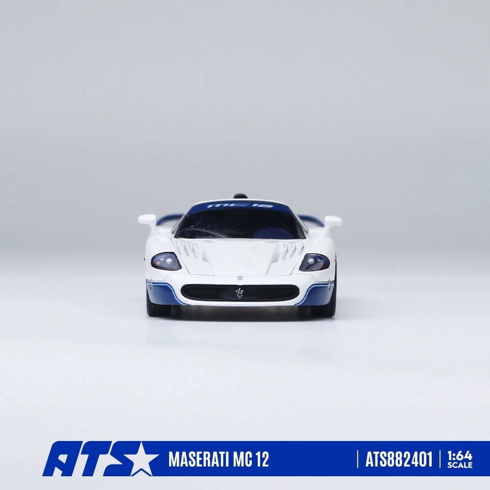 ATS Model - Pre-Order - Maserati MC 12, white blue - ATS882401