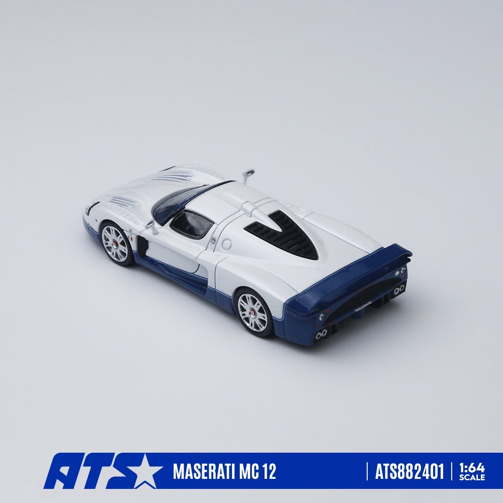 ATS Model - Pre-Order - Maserati MC 12, white blue - ATS882401
