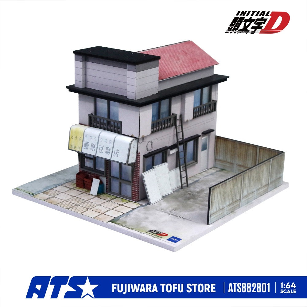 ATS Models - Pre-Order - Initial D Manga Version Fujiwara Tofu Store Diorama - ATS882801
