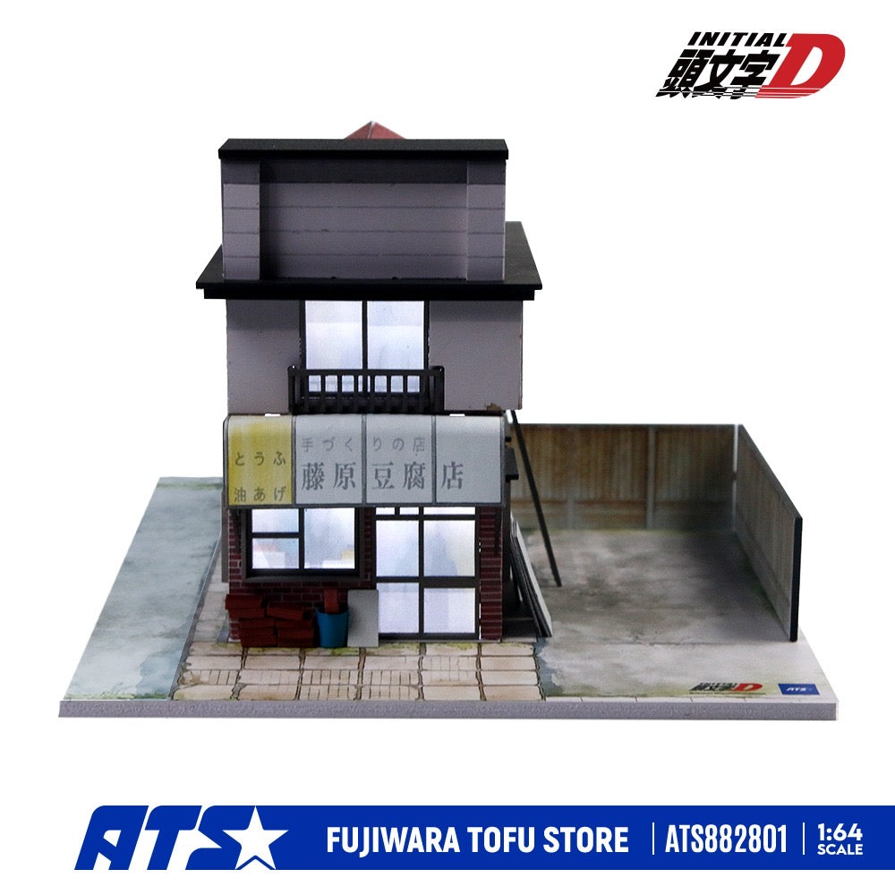 ATS Models - Pre-Order - Initial D Manga Version Fujiwara Tofu Store Diorama - ATS882801