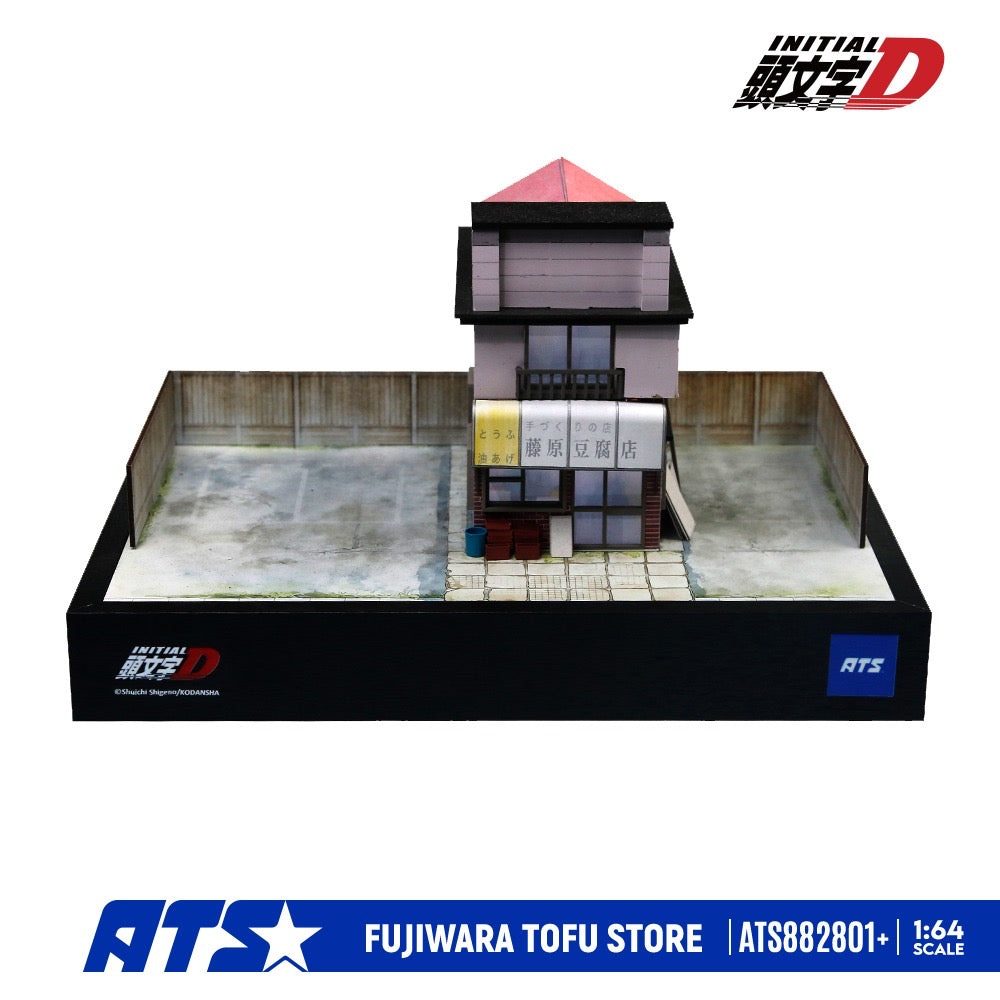 ATS Models - Pre-Order - Initial D Manga Version Fujiwara Tofu Store Diorama - Deluxe Version - ATS882801+