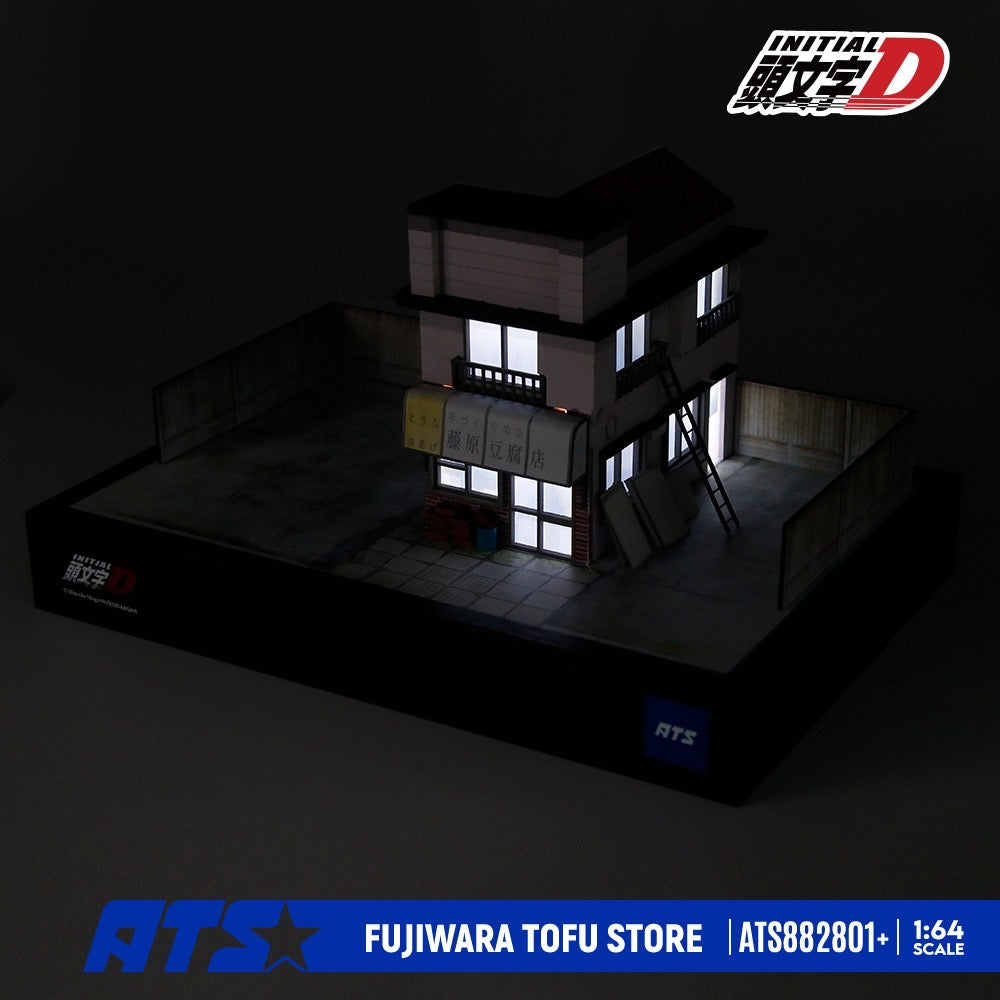 ATS Models - Pre-Order - Initial D Manga Version Fujiwara Tofu Store Diorama - Deluxe Version - ATS882801+