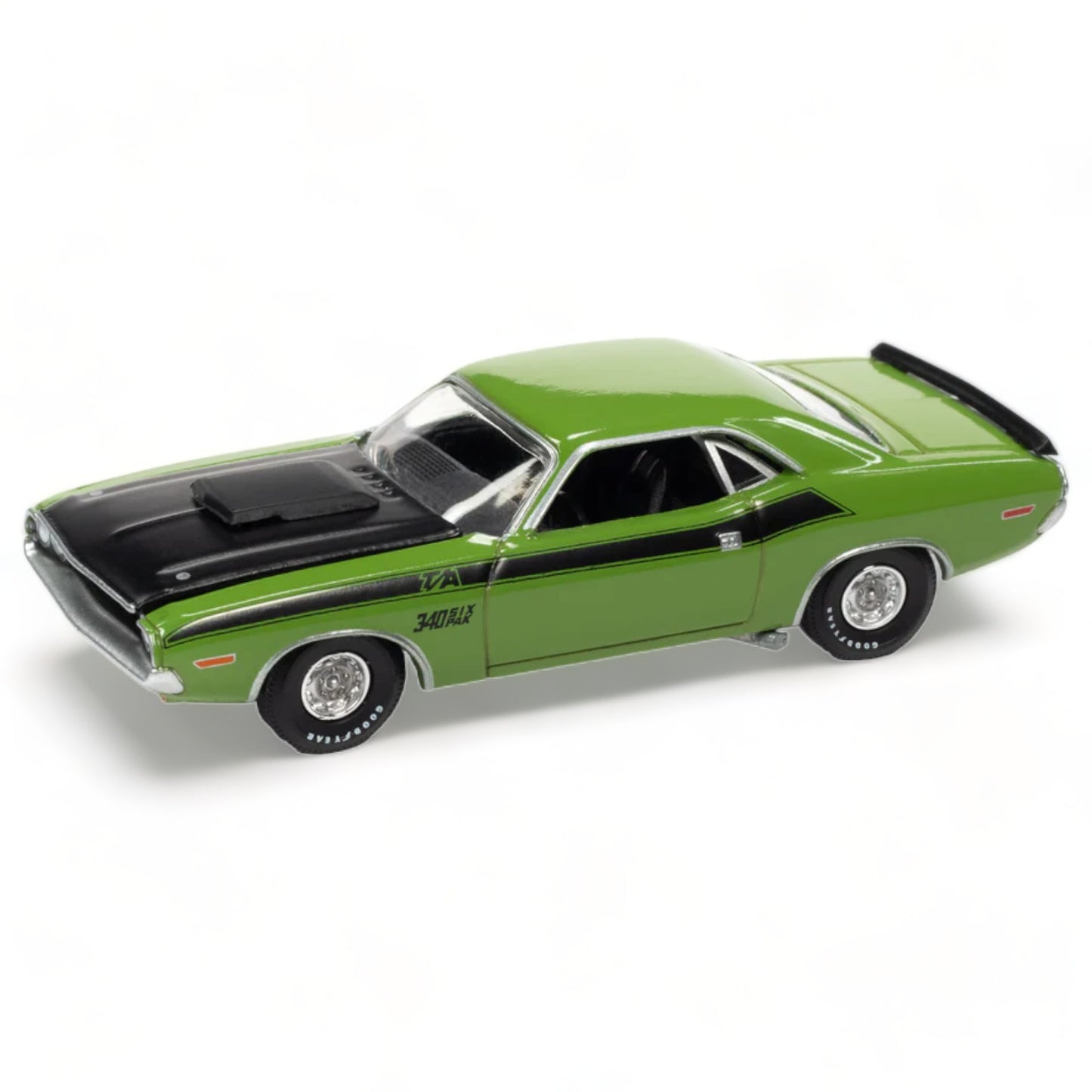 AUTO WORLD - 1970 Dodge Challenger T/A, go green - 1:64 - AWSP086A