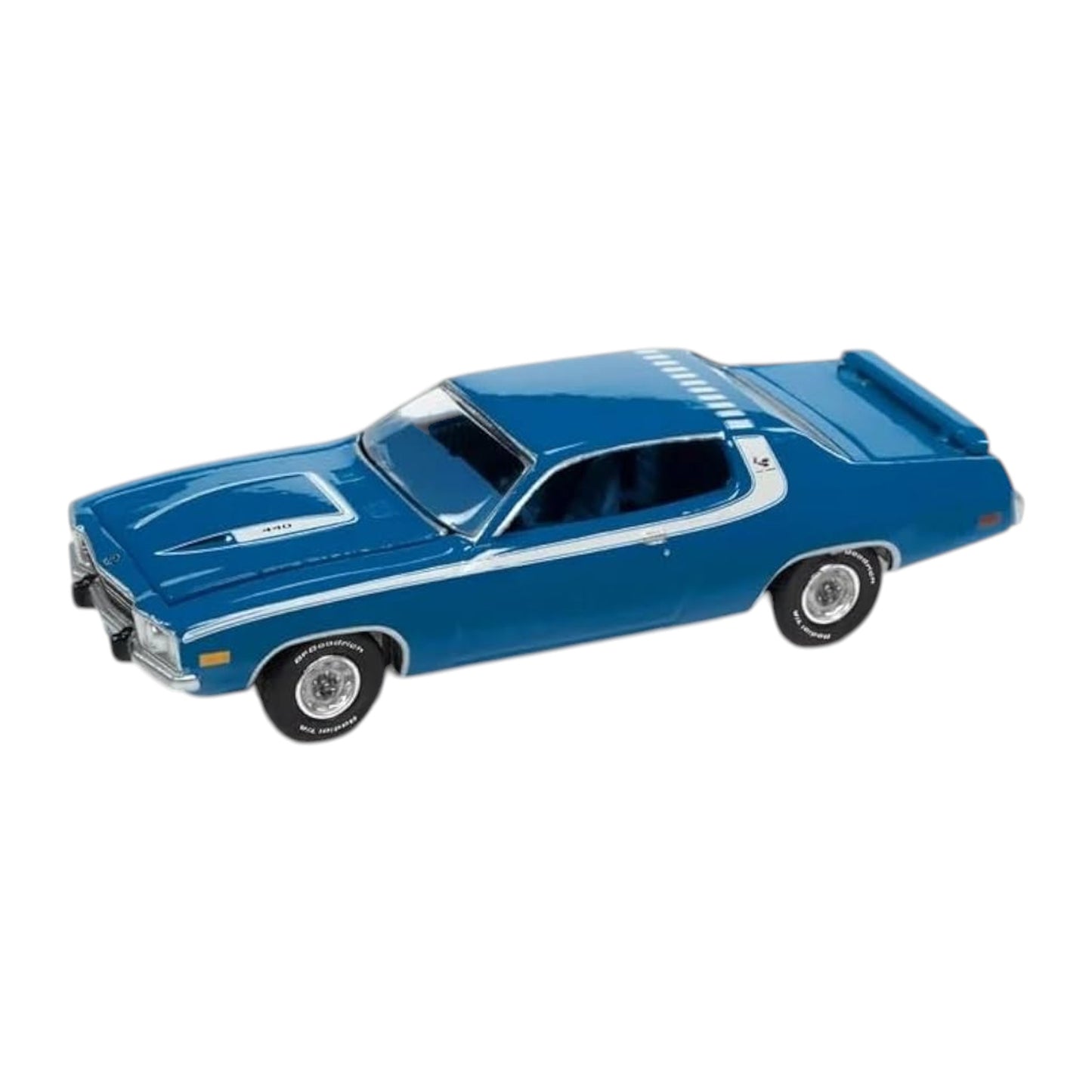 Auto World - 1973 Plymouth Road Runner, bassin street blue - AWSP096B