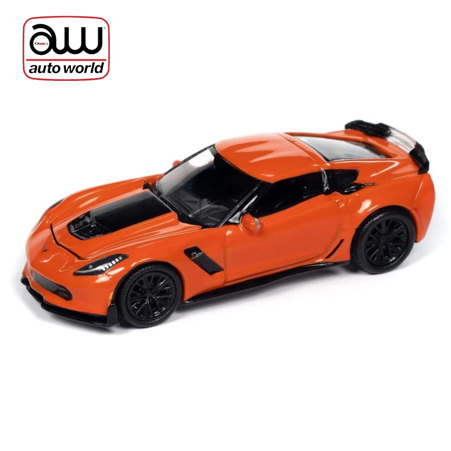 Autoworld - 2019 Chevrolet Corvette Z06, Sebring Orange - 1:64 - AWSP165A