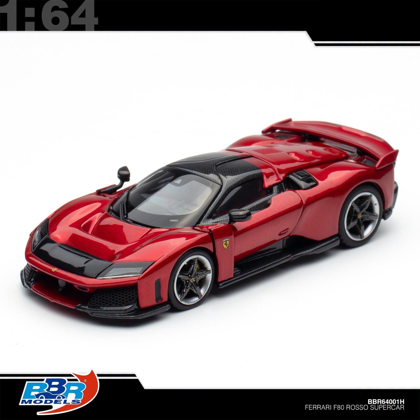 BBR x Almost Real - Pre-Order - Ferrari F80 Rosso Supercar - TMCS2026 - BBR64001H