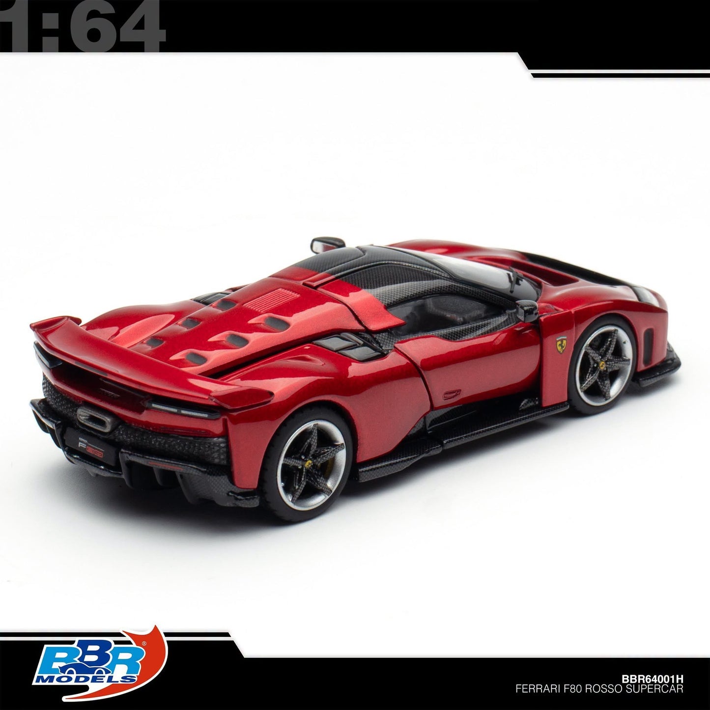 BBR x Almost Real - Pre-Order - Ferrari F80 Rosso Supercar - TMCS2026 - BBR64001H