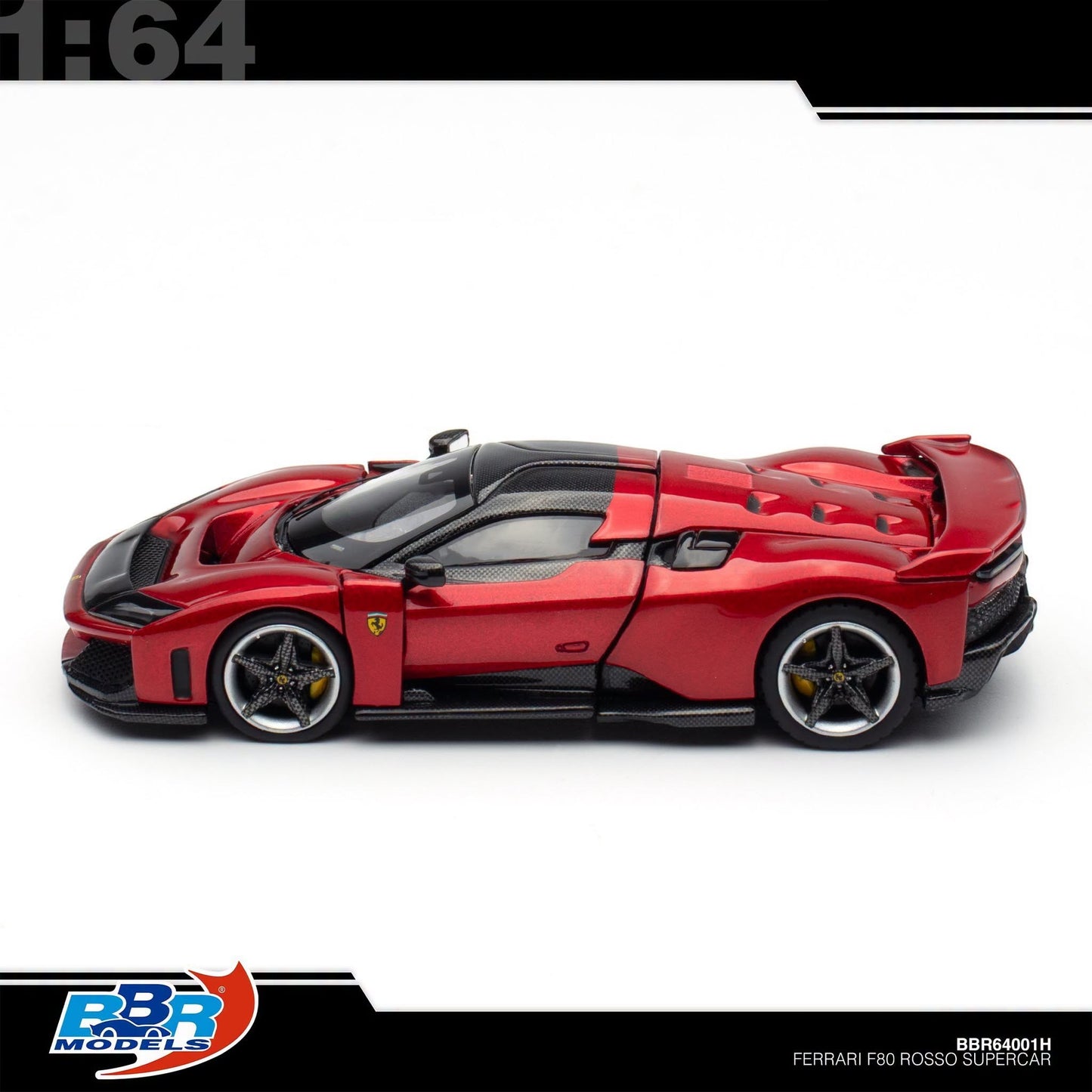 BBR x Almost Real - Pre-Order - Ferrari F80 Rosso Supercar - TMCS2026 - BBR64001H