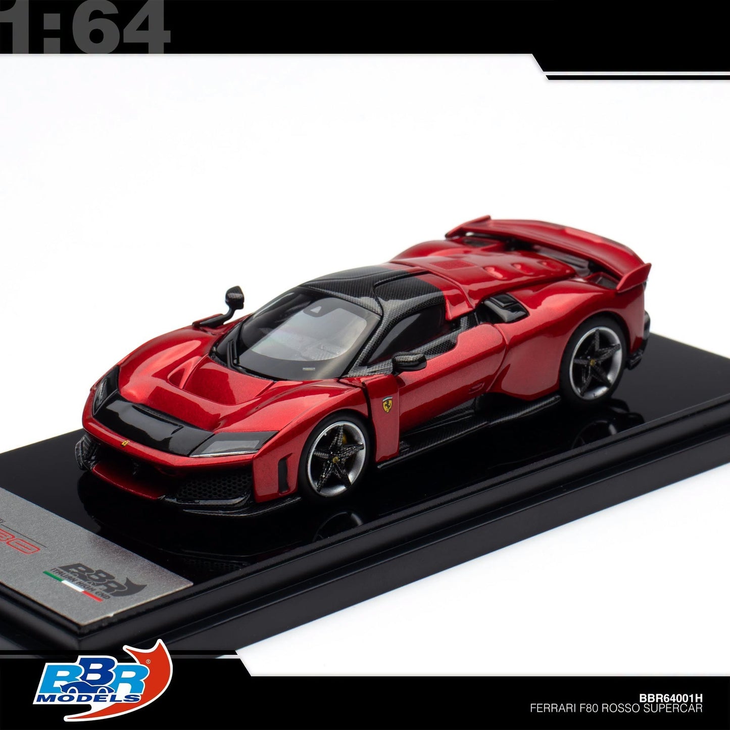 BBR x Almost Real - Pre-Order - Ferrari F80 Rosso Supercar - TMCS2026 - BBR64001H