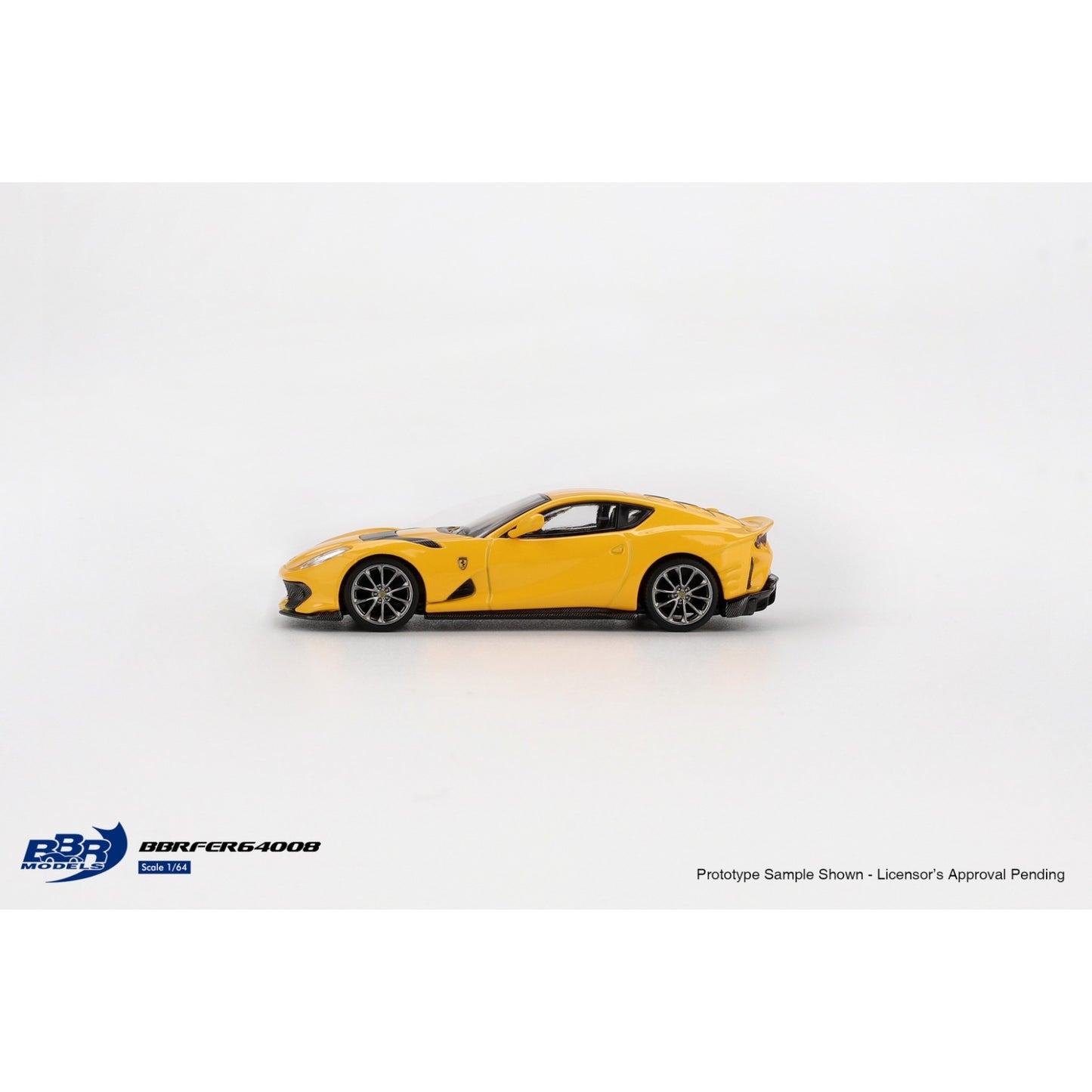BBR - Pre-Order - Ferrari 812 Competitizone Giallo Modena - BBRFER64008