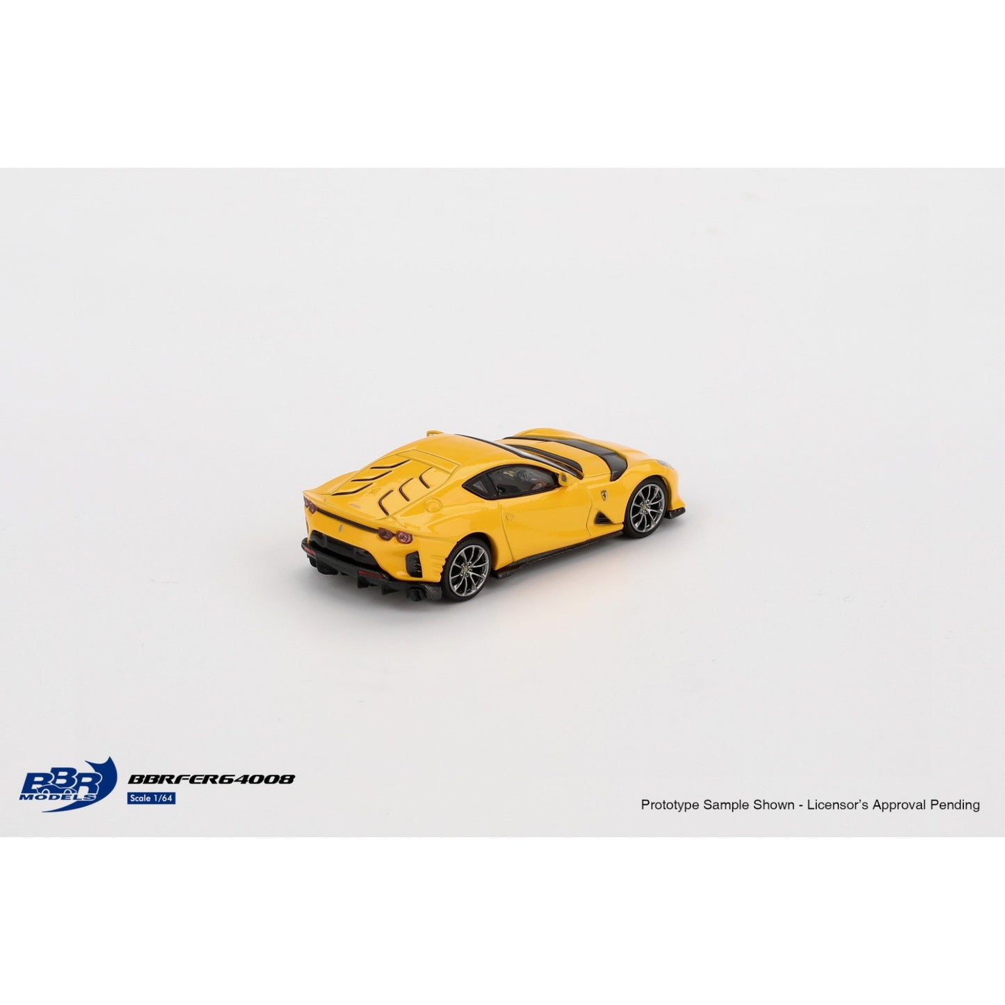 BBR - Pre-Order - Ferrari 812 Competitizone Giallo Modena - BBRFER64008