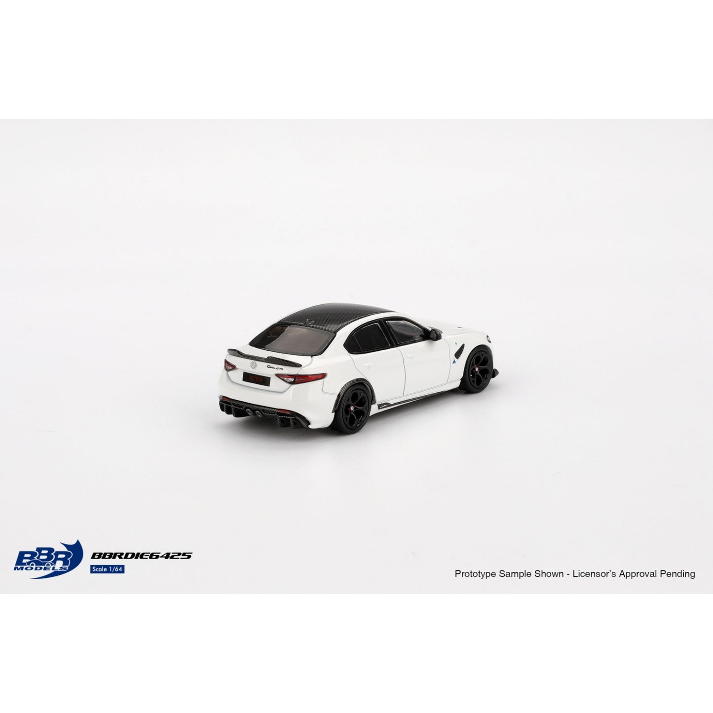 BBR - Pre-Order - Alfa Romeo Giulia GTA - White - BBRDIE6425