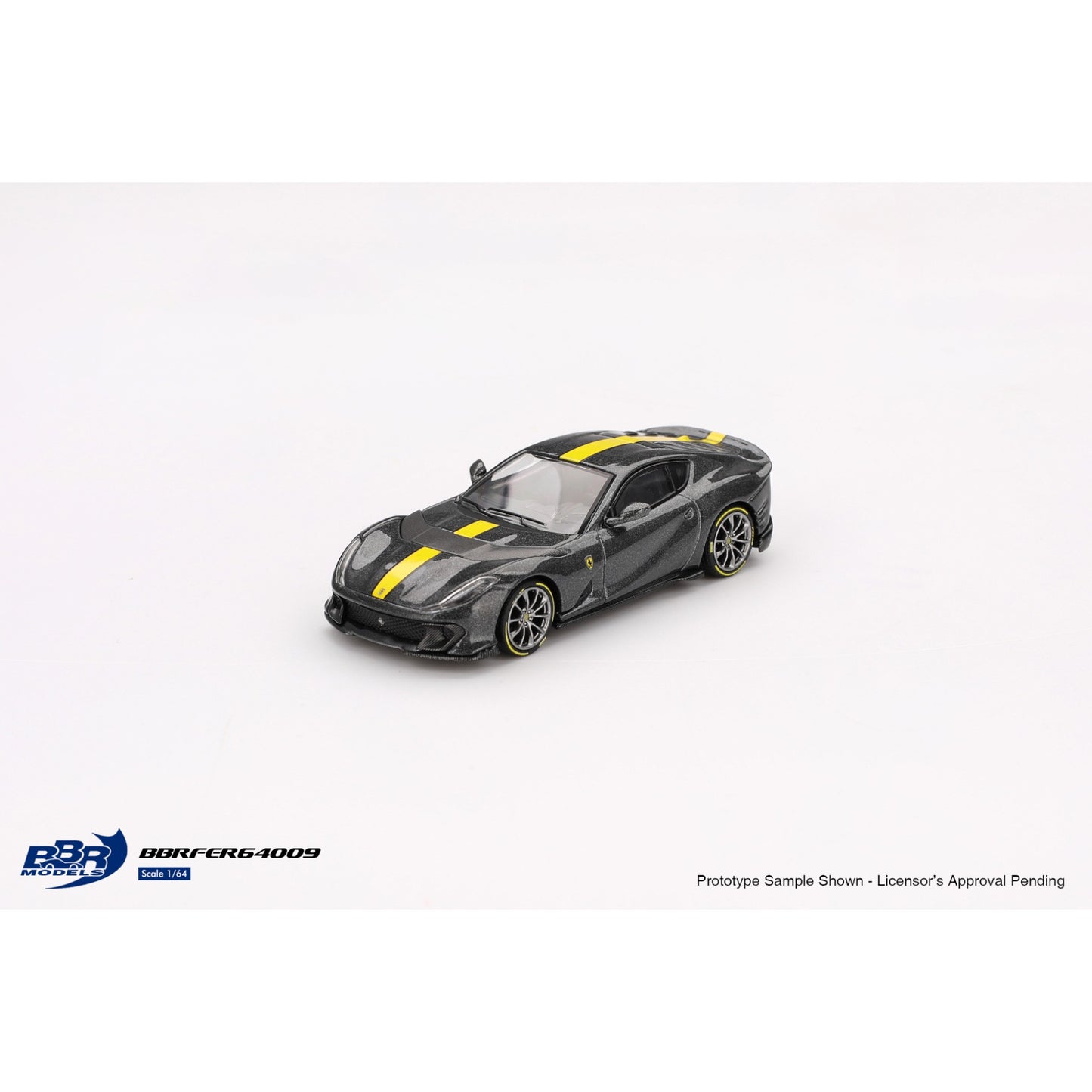 BBR - Pre-Order - Ferrari 812 Competizione Grigio - BBRFER64009