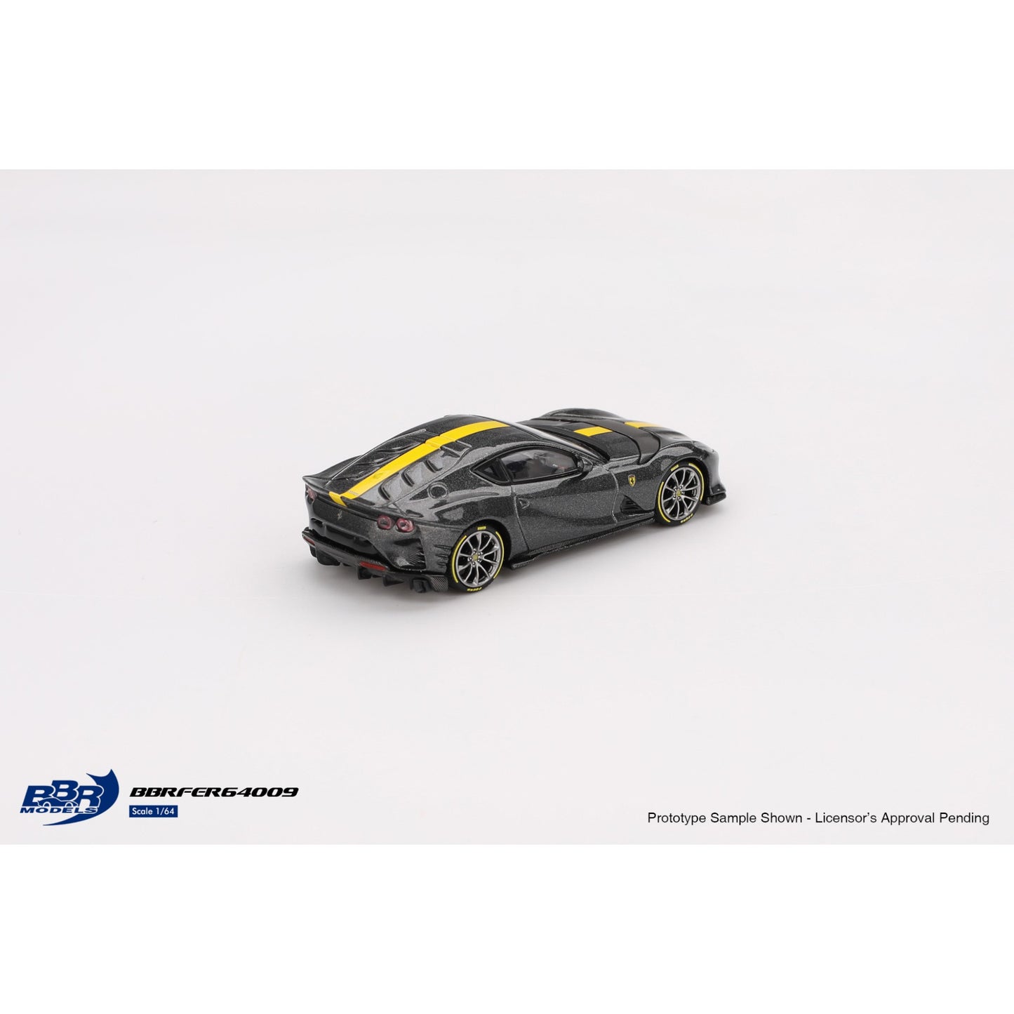BBR - Pre-Order - Ferrari 812 Competizione Grigio - BBRFER64009