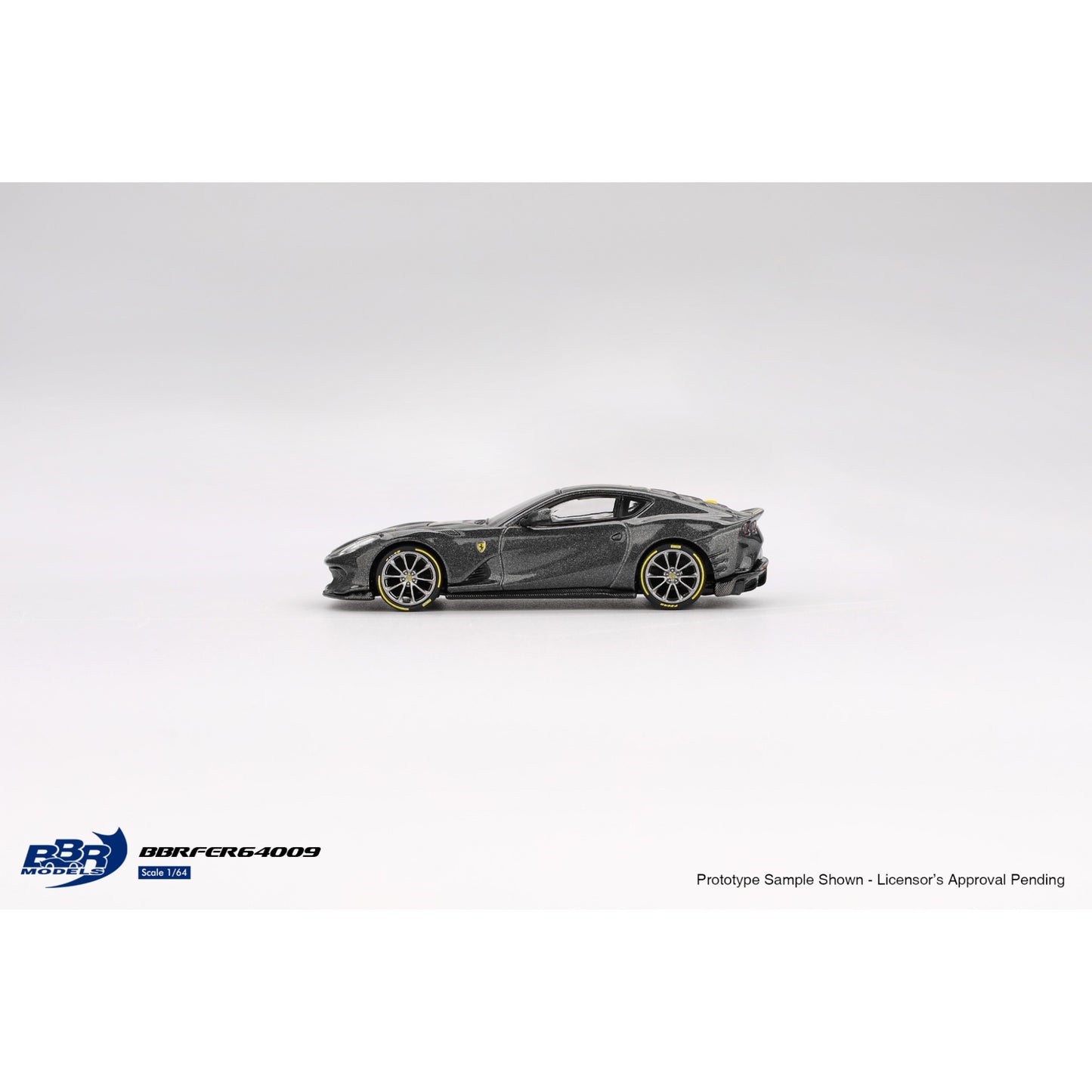 BBR - Pre-Order - Ferrari 812 Competizione Grigio - BBRFER64009