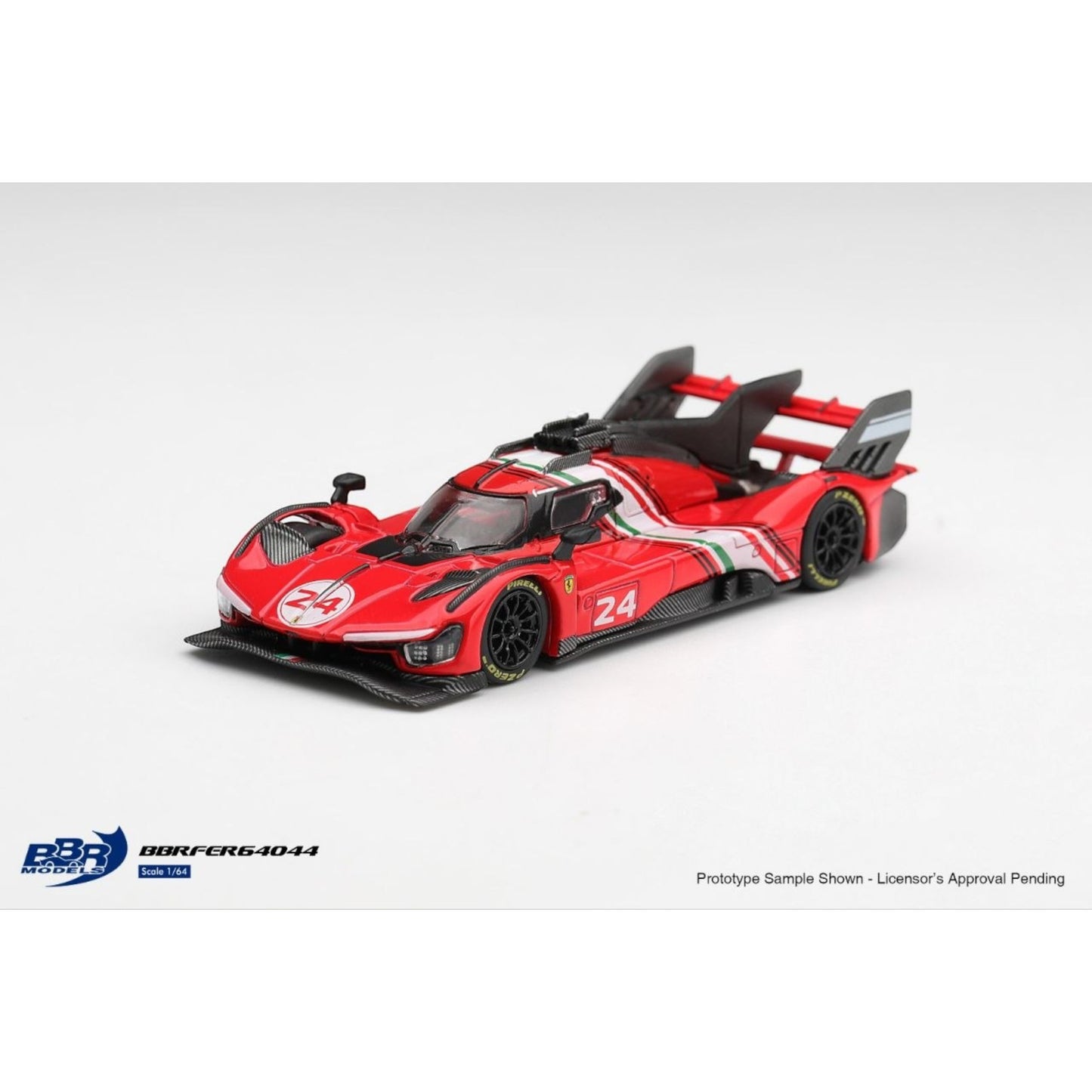 BBR - Pre-Order - Ferrari 499P Modificata Rosso Corsa - BBRFER64044