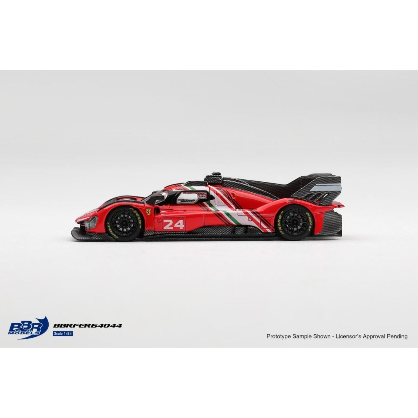 BBR - Pre-Order - Ferrari 499P Modificata Rosso Corsa - BBRFER64044