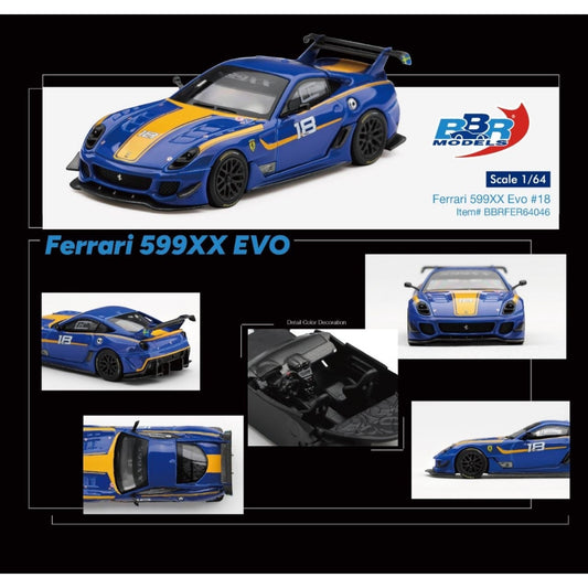 BBR - Pre-Order - Ferrari 599XX Evo #18 - BBRFER64046