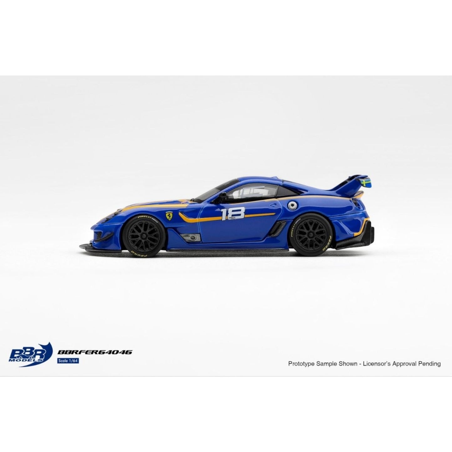 BBR - Pre-Order - Ferrari 599XX Evo #18 - BBRFER64046
