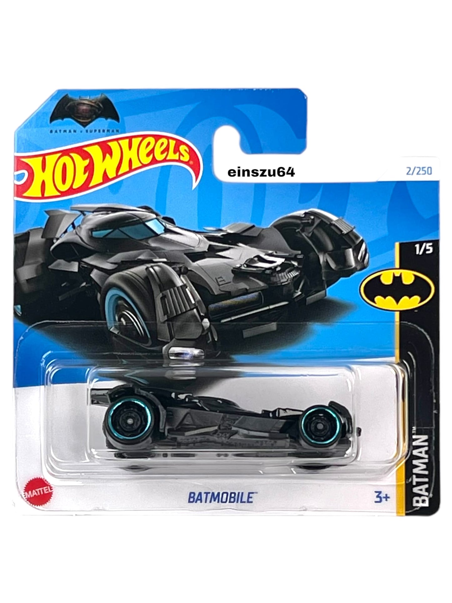 Hot Wheels 2024 - Hot Wheels 2024 - Batmobile  - Batman 1/5 - HTB21 - 2/250 - 1:64