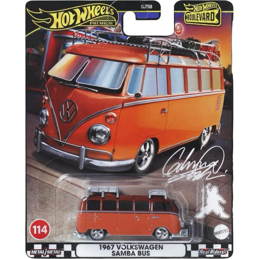 Hot Wheels 2024 - Boulevard - 1967 Volkswagen Samba Bus - No. 114 - HRT62