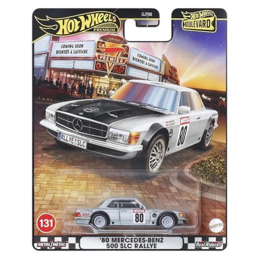 Hot Wheels 2025 - Pre-Order - Boulevard - ´80 Mercedes-Benz 500 SLC Rallye - No. 131