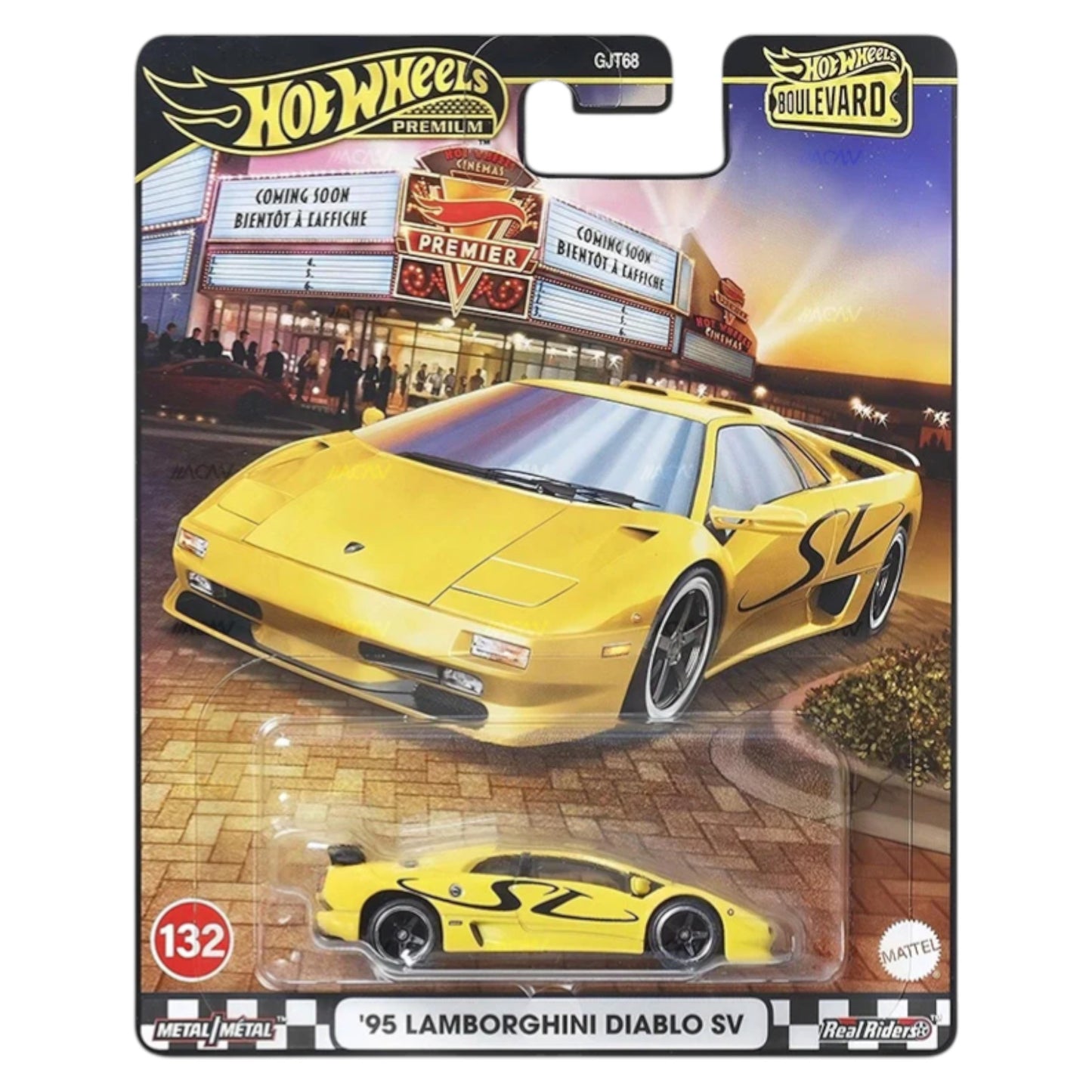 Hot Wheels 2025 - Pre-Order - Boulevard - ´95 Lamborghini Diablo SV - No. 132