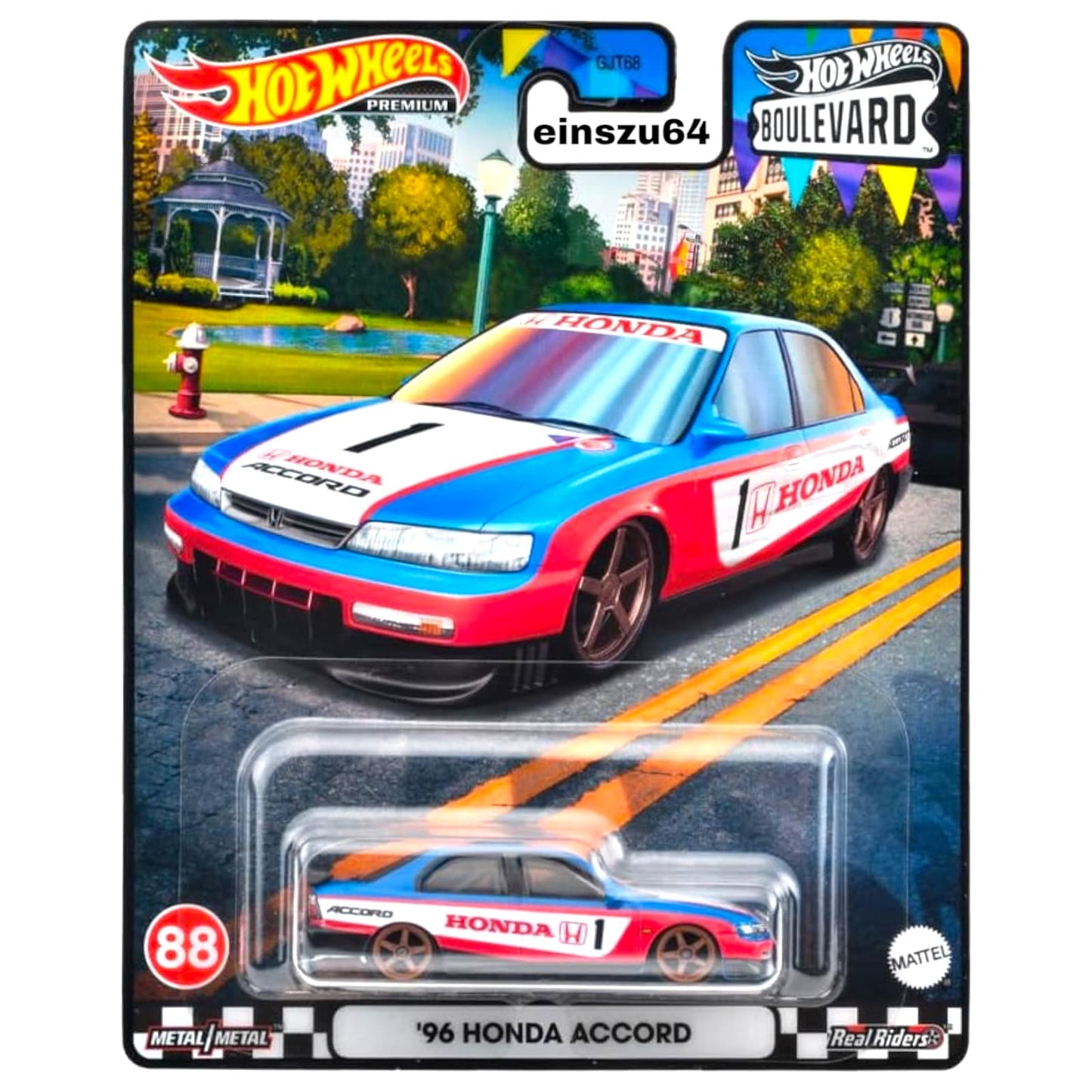 Hot Wheels 2023 - Boulevard - Honda Accord - No. 88 - HKF27- 1:64