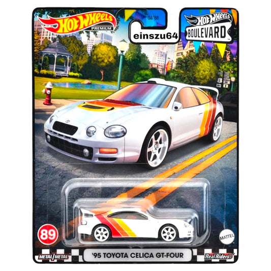 Hot Wheels 2023 -  Boulevard - Toyota Celica GT-Four - No. 89 - HKF33- 1:64