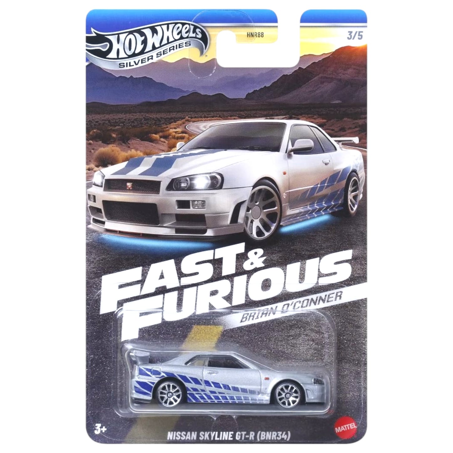 Hot Wheels 2025 - Fast & Furious - Brian O´Conner - Nissan Skyline GT-R (BNR34) - JBY31