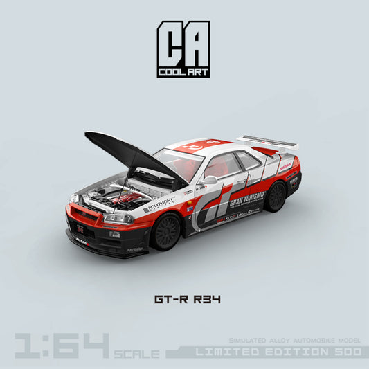CoolArt Models - Pre-Order - Skyline GT-R R34 - Gran Turismo - CA646304