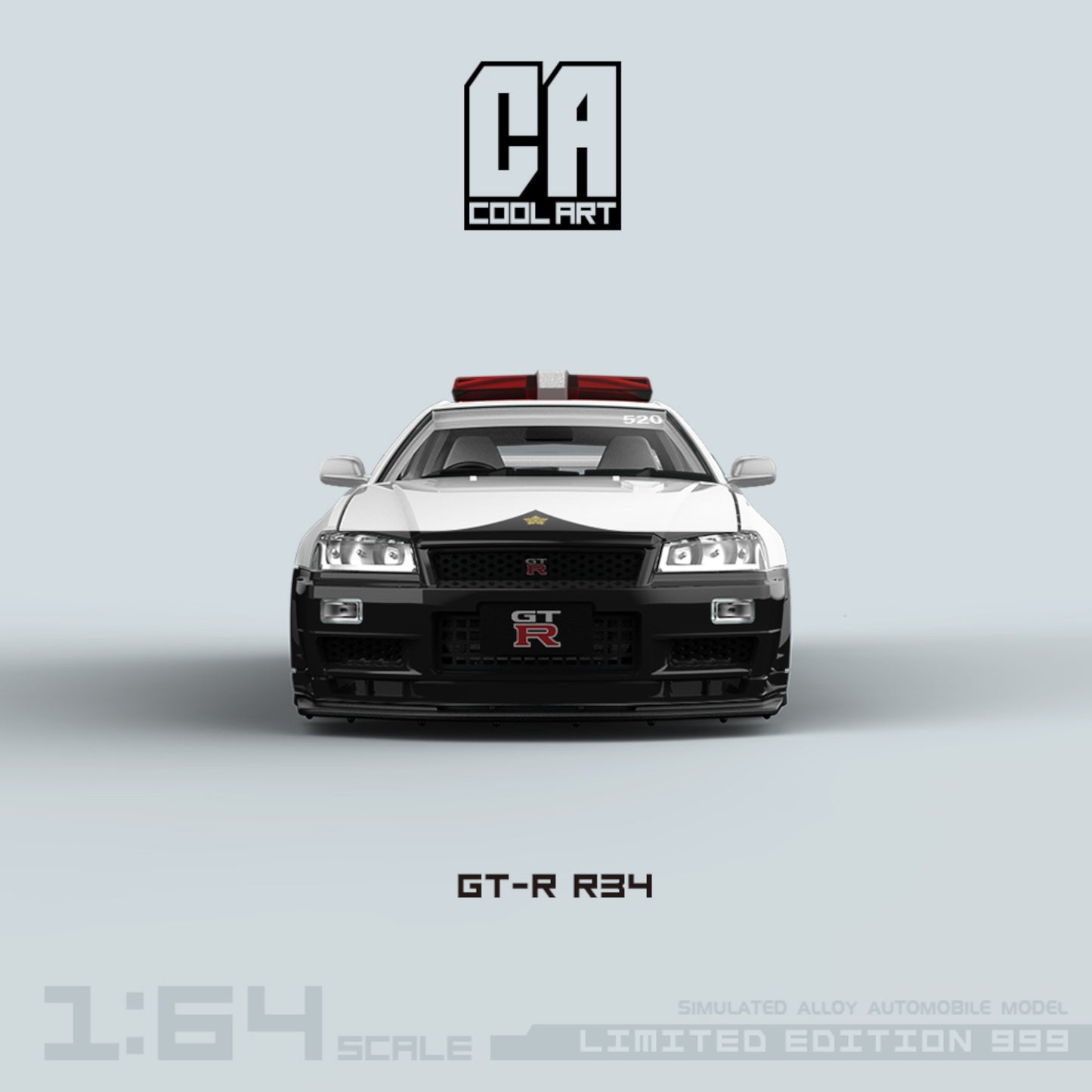 CoolArt Models - Skyline GT-R R34 Police - CA646306