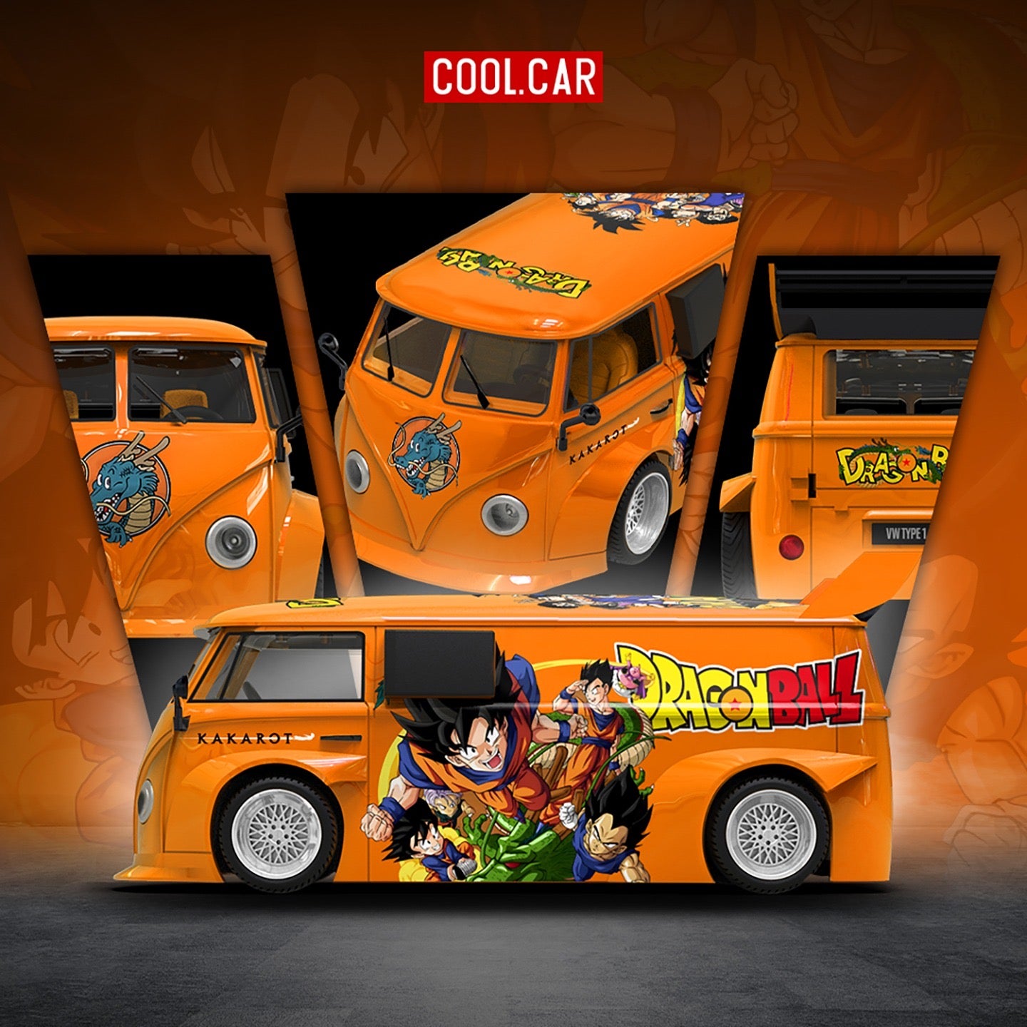 CoolCar - Pre-Order - Volkswagen T1 Dragon Ball - CC642957
