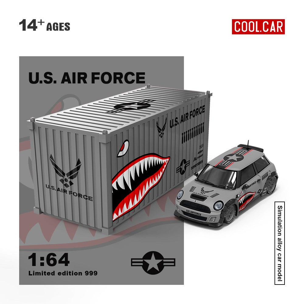 CoolCar - Pre-Order - MINI COOPER Shark Mouth mit Container - CC643647-2