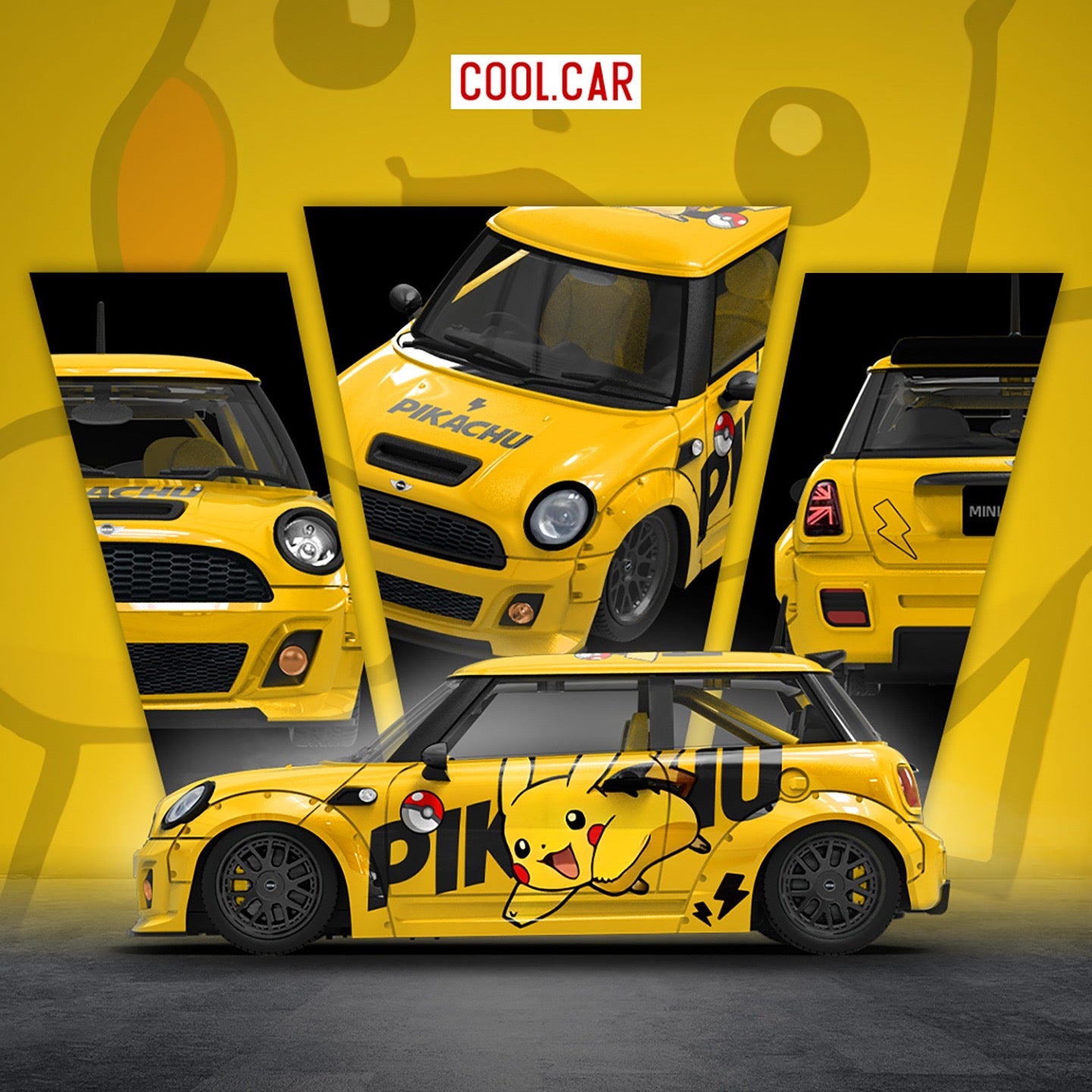 CoolCar - Pre-Order - MINI COOPER Pikachu - CC643648