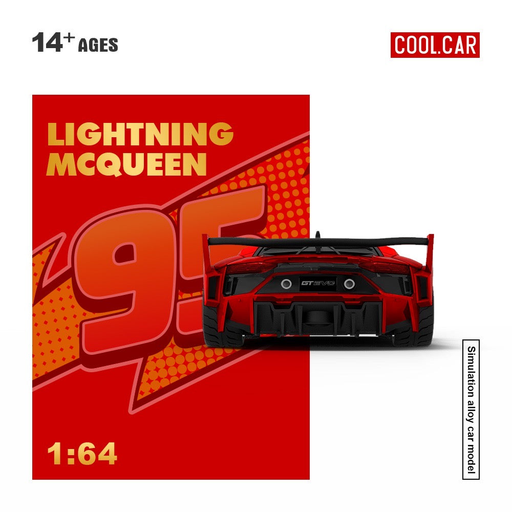 CoolCar - Pre-Order - Lamborghini GTEVO Lightning McQueen - CC643832