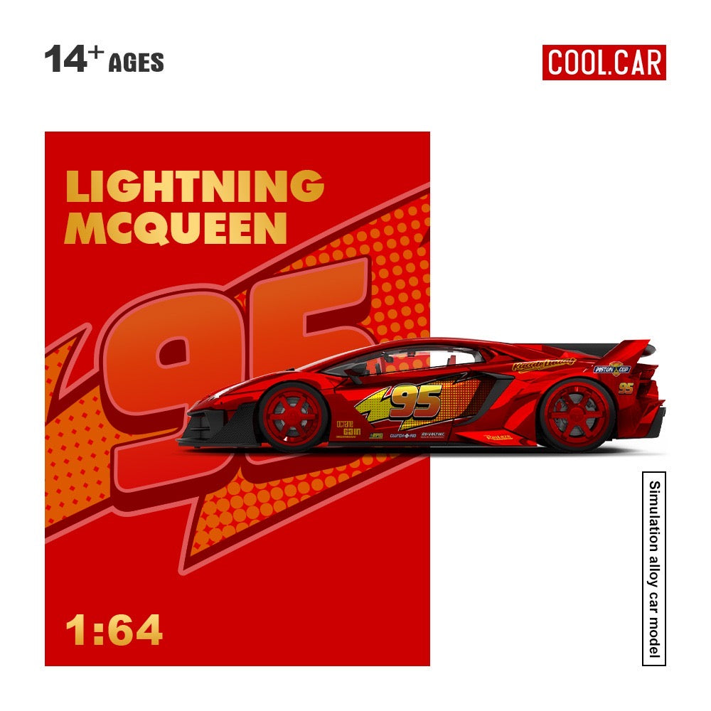 CoolCar - Pre-Order - Lamborghini GTEVO Lightning McQueen - CC643832