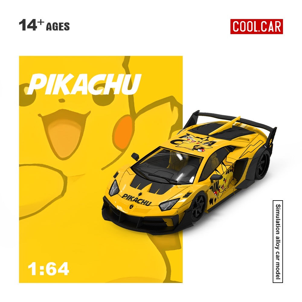 CoolCar - Pre-Order - Lamborghini Aventador GTEVO Pikachu - CC643833