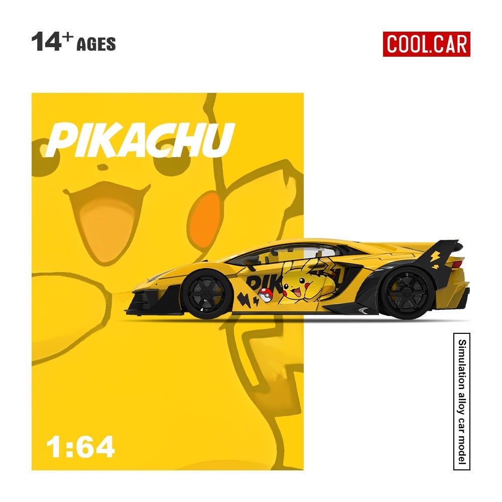 CoolCar - Pre-Order - Lamborghini Aventador GTEVO Pikachu - CC643833