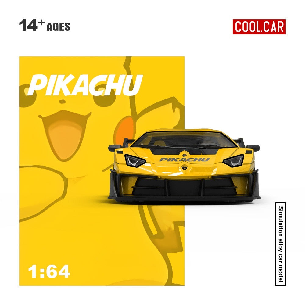 CoolCar - Pre-Order - Lamborghini Aventador GTEVO Pikachu - CC643833