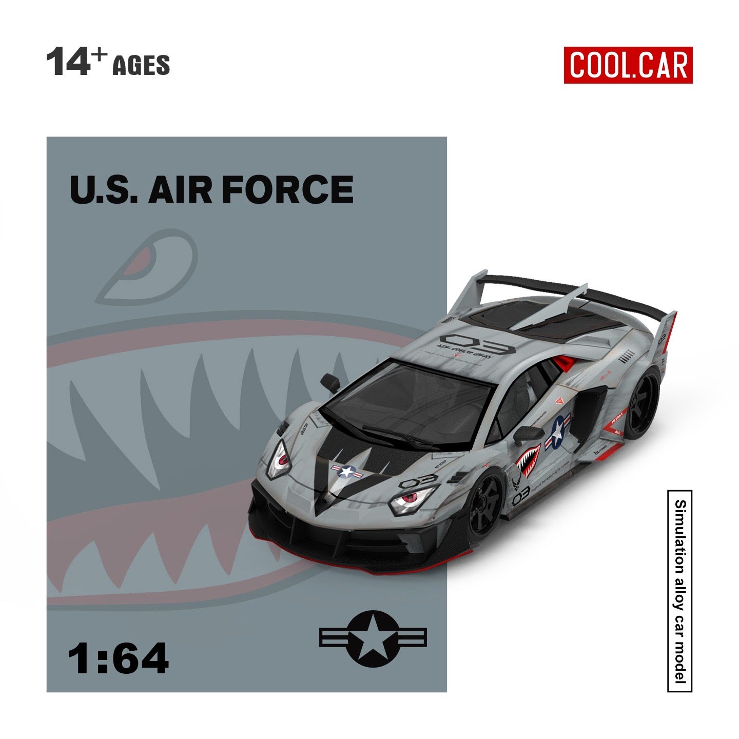 CoolCar - Pre-Order - Lamborghini GT EVO - Navy Gray Shark Painted - CC643835