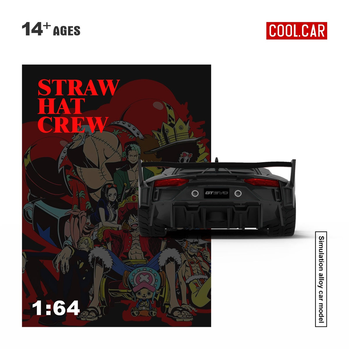 CoolCar - Pre-Order - Lamborghini GTEVO - One Piece - CC643839